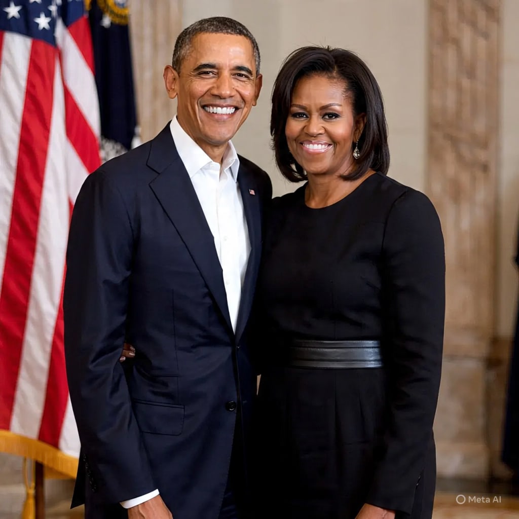 barack and michelle obama